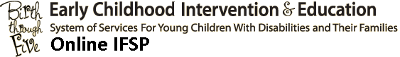 Link to online IFSP